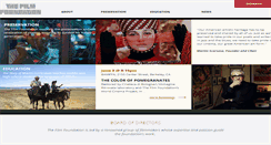Desktop Screenshot of film-foundation.org